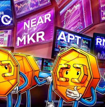 Hợp nhất giá BTC chuẩn bị cho NEAR, APT, RNDR và MKR tăng giá